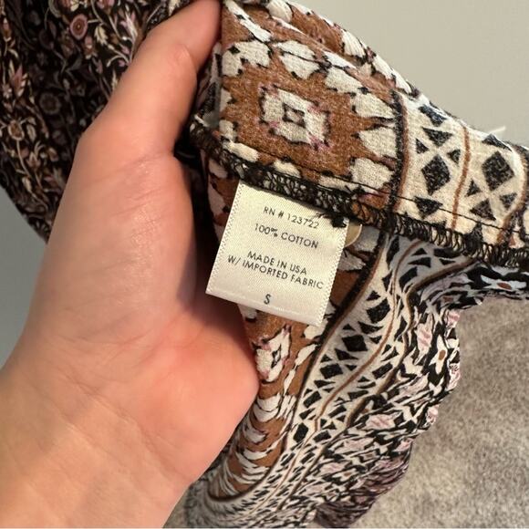 Xirena Printed Cotton Maxi Dress Small - Picture 6 of 11